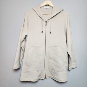 Habitat Textured Full-Zip Hoodie Medium